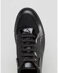 schwarze Turnschuhe von Hugo Boss