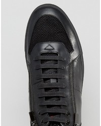 schwarze Turnschuhe von Hugo Boss