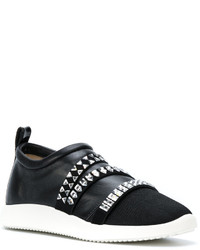 schwarze Turnschuhe von Giuseppe Zanotti Design