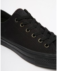 schwarze Turnschuhe von Converse