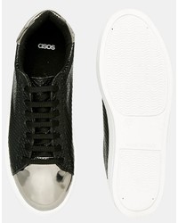 schwarze Turnschuhe von Asos