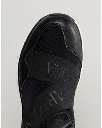 schwarze Turnschuhe von Armani Jeans