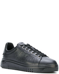 schwarze Turnschuhe von Emporio Armani