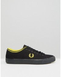 schwarze Turnschuhe von Fred Perry