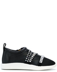 schwarze Turnschuhe von Giuseppe Zanotti Design