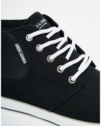 schwarze Turnschuhe von Jack and Jones