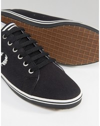 schwarze Turnschuhe von Fred Perry