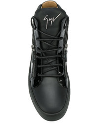 schwarze Turnschuhe von Giuseppe Zanotti Design