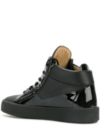 schwarze Turnschuhe von Giuseppe Zanotti Design