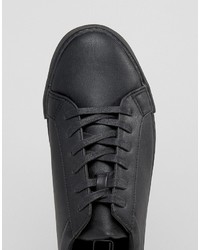 schwarze Turnschuhe von Asos