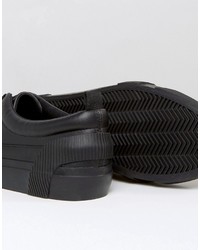 schwarze Turnschuhe von Asos