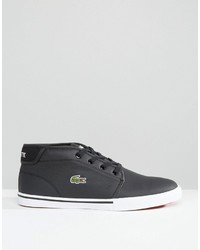 schwarze Turnschuhe von Lacoste