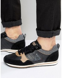 schwarze Turnschuhe von Le Coq Sportif