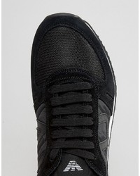 schwarze Turnschuhe von Armani Jeans