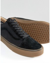 schwarze Turnschuhe von Vans