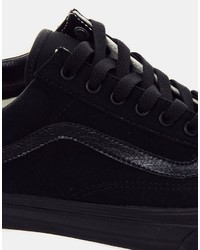 schwarze Turnschuhe von Vans