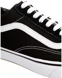 schwarze Turnschuhe von Vans