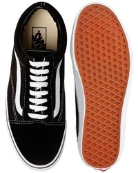 schwarze Turnschuhe von Vans