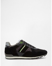 schwarze Turnschuhe von Boss Green