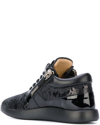 schwarze Turnschuhe von Giuseppe Zanotti Design