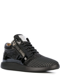 schwarze Turnschuhe von Giuseppe Zanotti Design