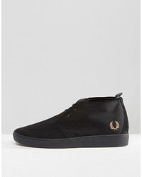 schwarze Turnschuhe von Fred Perry