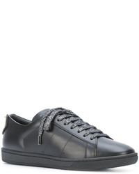 schwarze Turnschuhe von Saint Laurent