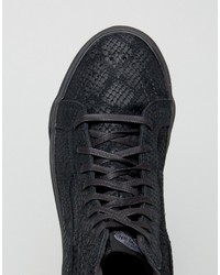 schwarze Turnschuhe von Vans