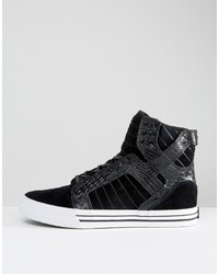 schwarze Turnschuhe von Supra