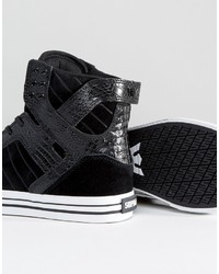 schwarze Turnschuhe von Supra