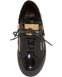 schwarze Turnschuhe von Giuseppe Zanotti