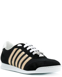 schwarze Turnschuhe von Dsquared2