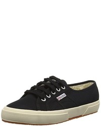 schwarze Turnschuhe von Superga