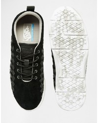 schwarze Turnschuhe von Vans