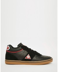 schwarze Turnschuhe von Le Coq Sportif