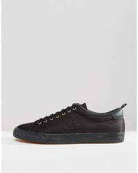 schwarze Turnschuhe von Fred Perry