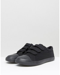 schwarze Turnschuhe von Asos