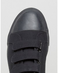 schwarze Turnschuhe von Asos