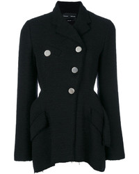 schwarze Tweed-Jacke von Proenza Schouler