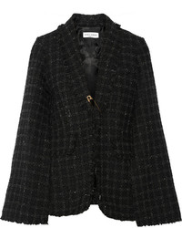 schwarze Tweed-Jacke von Sonia Rykiel