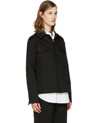 schwarze Twilljacke von Studio Nicholson