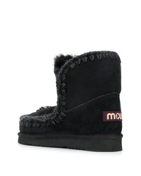 schwarze Ugg Stiefel aus Wildleder von Mou