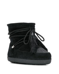 schwarze Ugg Stiefel aus Wildleder von Dsquared2