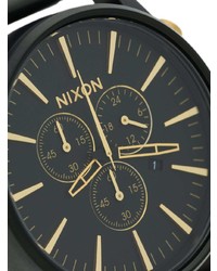 schwarze Uhr von Nixon