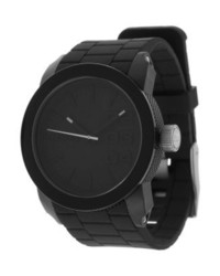schwarze Uhr von Diesel
