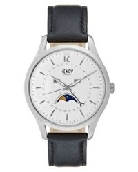 schwarze Uhr von Henry London