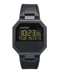 schwarze Uhr von Nixon