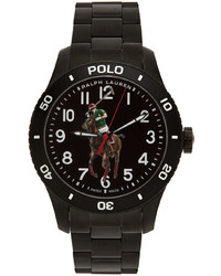 schwarze Uhr von Polo Ralph Lauren