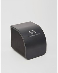 schwarze Uhr von Armani Exchange
