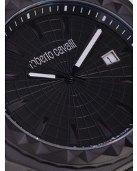 schwarze Uhr von Roberto Cavalli